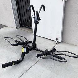 (Brand New) $129 (KAC) 2-Bicycle Rack for Car, SUV, Hatchback Mount for 2” Anti-Wobble Hitch, Heavy Duty Bike Carrier 