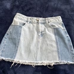 2 Brand Jeans Mini Skirt   
