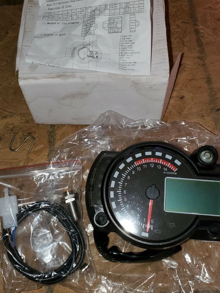 Universal Motorcycle Tachometer