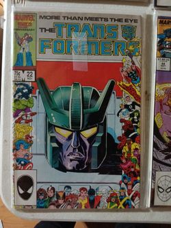 1986
Transformers #22
Publisher
Marvel
Publication Date
Nov 1, 1986