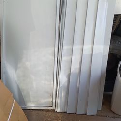 Metal panels for shed and door only 17 pieces
