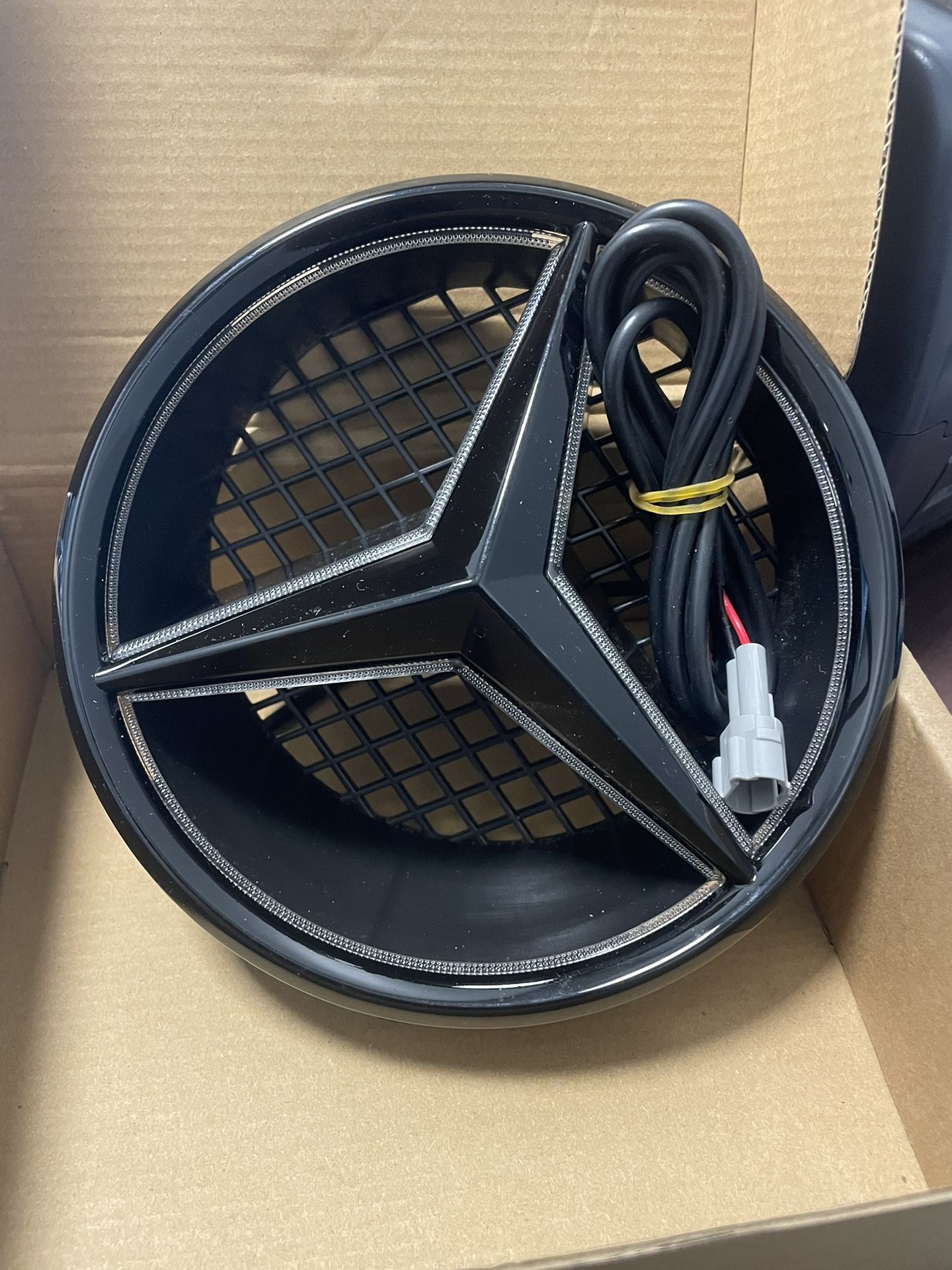 Black Mercedes Benz Grille Light