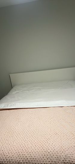 White Bed from IKEA with under storage