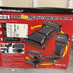 Powerbuilt Tri X Creeper - 3-in-1 Mechanic’s Tool!  New in the box!