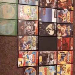 Ps2 with four controller one memory card 21 games with it