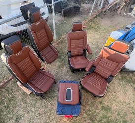 Yukon Denali Ultimate Brown Leather Interior Seats w/ Rear Screens & Bose