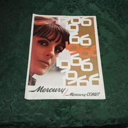 Litho Advertisement/ Vintage/1966 Mercury Comet
