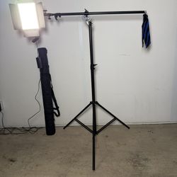 Video Light Kit , Boom Stand , LED Panel, Sand Bag , And Carry Bag