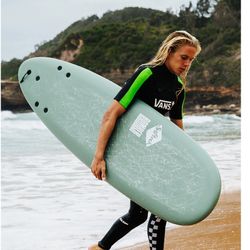 Soft tech bomber surfboard