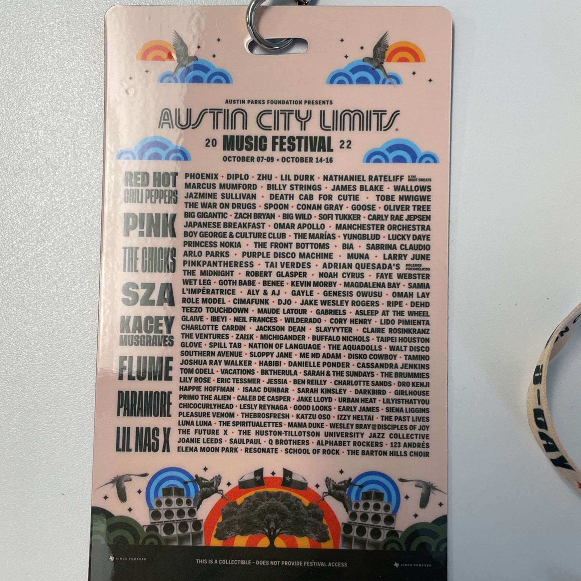 ACL - Austin City Limits - Weekend One Wristband 