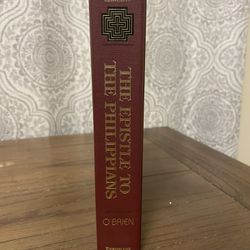 NIGTC COMMENTARY PETER O'BRIEN THE EPISTLE TO THE PHILIPPIANS 1991 