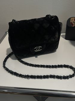 Chanel Mini Matelasse Shoulder Bag Velour