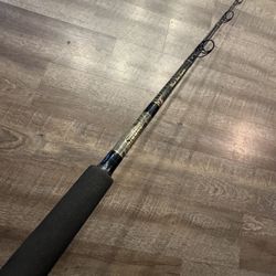 Seeker Black Steel 7’ 20-50 Salt Water Fishing Rod. 