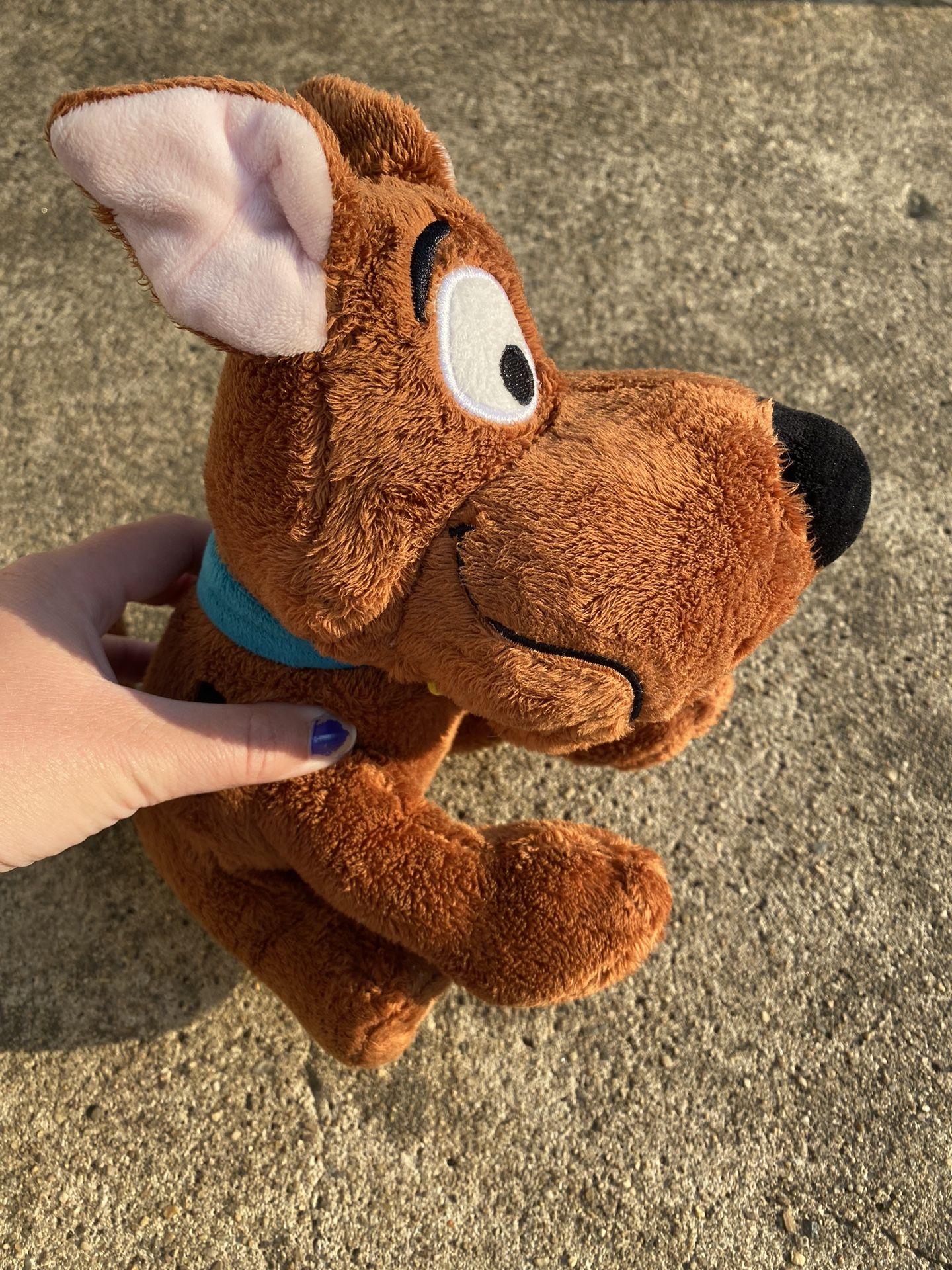 SCOOBY DOO Big Head Animal Adventure 8" Seated Cartoon Plush Stuffed Animal Toy