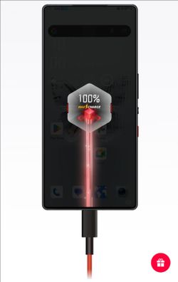 REDMAGIC 10 PRO GAMING PHONE  1TB HDD 24GB RAM +12GB  144HZ  GAMING PHONE SUPER POWERFULL SMALL DENT ON THE SCREEN BUT NOTHING BIG EVERITHING WORKS GO