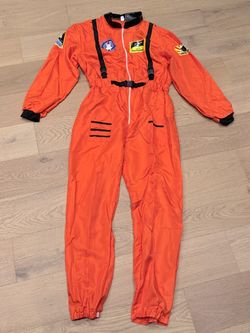 Men’s Orange Astronaut Costume – 2XL