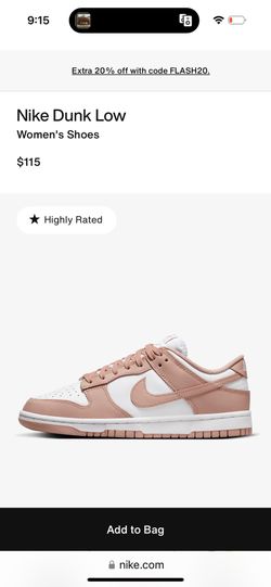 Nike Dunks Low Size 6
