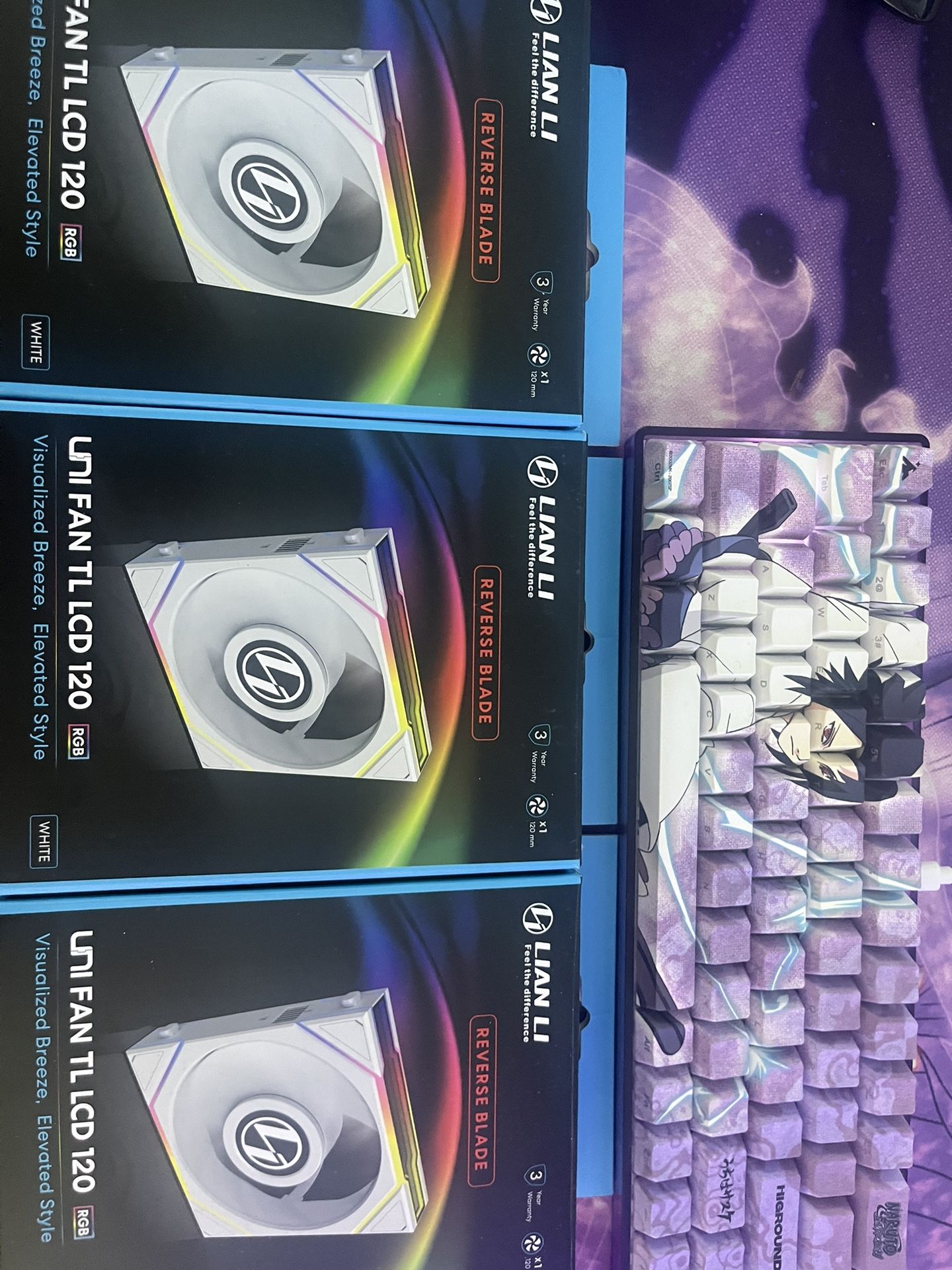 Lian Li Tl LCD 120 White Reverse Blade