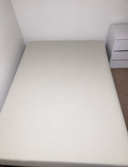 Full size memory foam mattress and bed frame