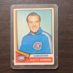 Scotty Bowman 74-75 Topps #261