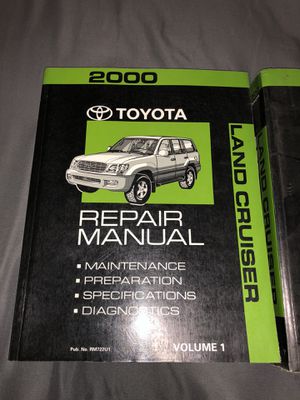 Photo Toyota Landcruiser 100 series manuals