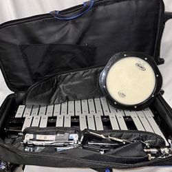 Mapex Snare Drum/Bell Percussion Kit with Rolling Bag