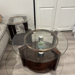Coffe Table With Side Table