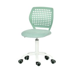 Homy Casa JAVIS FABRIC AQUA Office Chair "17.32" W x 15.75" D x 29.13" H" Adjustable Task Seating