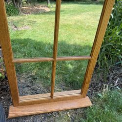 Vintage Oak Mirror