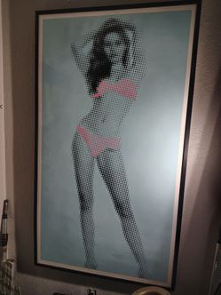 Metallic litho 3 ft x 8 ft