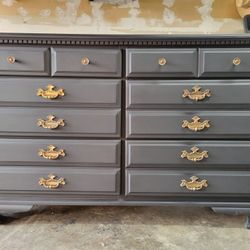 Dresser And Secretary Desk 