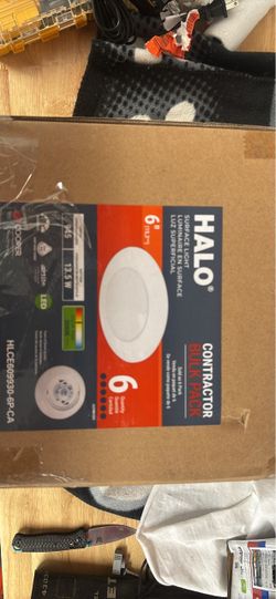Halo 6-Inch LED Surface Light 6-Pack