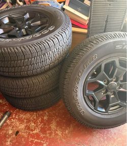 Jeep Willys wheels and tires , set of 4