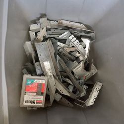 Assortment of joist hangers 