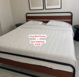 King Frame + Mattress