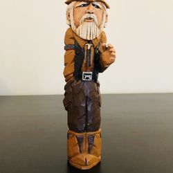 Vintage Collection Med Century Wooden Statue Hand Carved 