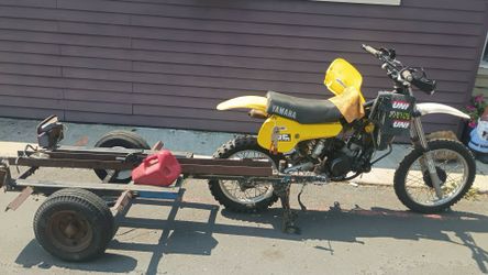 1982 yamaha YZ80 And Trailer