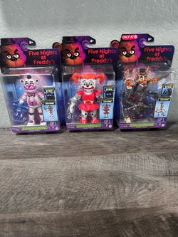 Five Nights at Freddy's Action Figures Set of 3