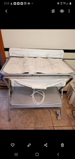 1950s bathinette changing table combo