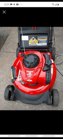 Craftsman push mower barely used