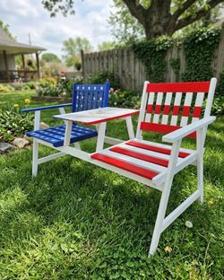 Patriotic Bench
