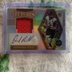 Desmond Ridder Autographed NFL Trading Card
