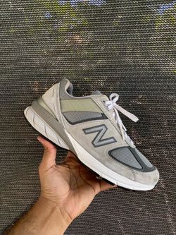 New Balance 990v5 Castlerock Grey Silver Sneakers