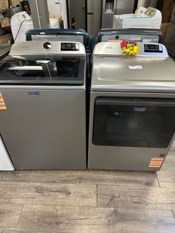 Maytag Top Load Washer & Dryer Set Take It Home In Payments Please Read Description For Price