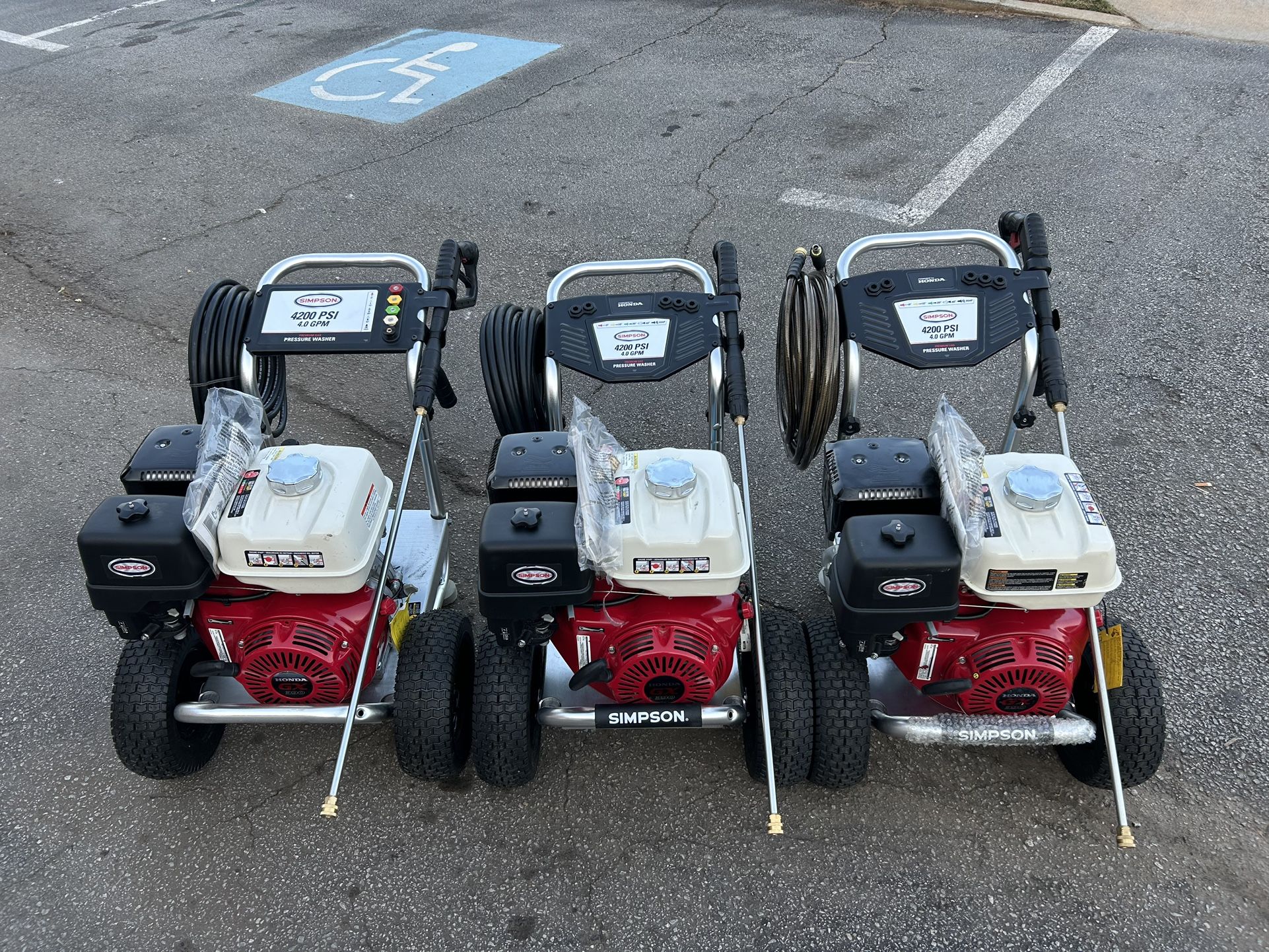 Honda Pressure Washer 4200 Psi. 