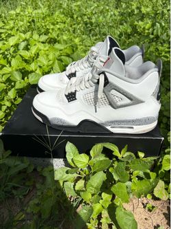 Jordan 4 white cement