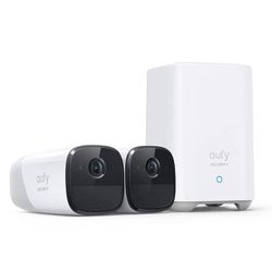 eufyCam 2 Pro 2K 16G Wi-Fi Smart Home Security System with 1 Wireless Cameras and HomeBase 