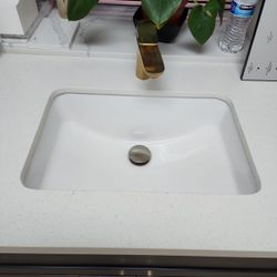 Rectangle Undermount Vanity Sink  