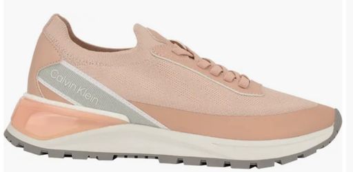 Calvin Klein Pink Lace-Up Sneakers