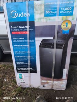 MEDIA 12,000 BTU  SMART PORTABLE AIR CONDITIONER